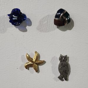 Handmade/Repurposed Assorted Unique Magnet Set